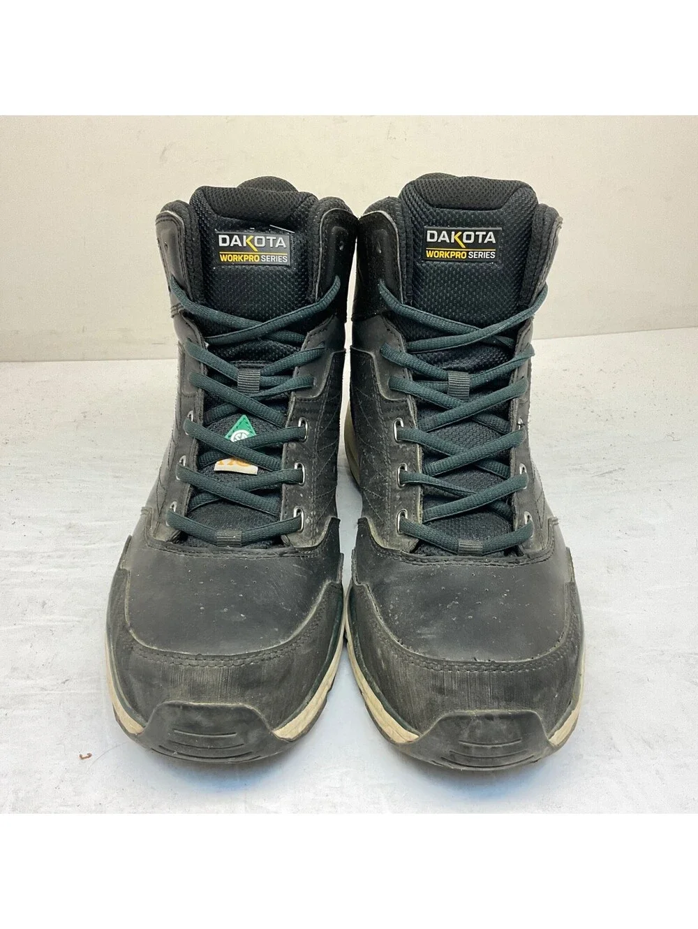 Dakota Men's 3617 Mid-Cut Quad Lite Steel Toe Steel Plate Boots Black Size 8.5M